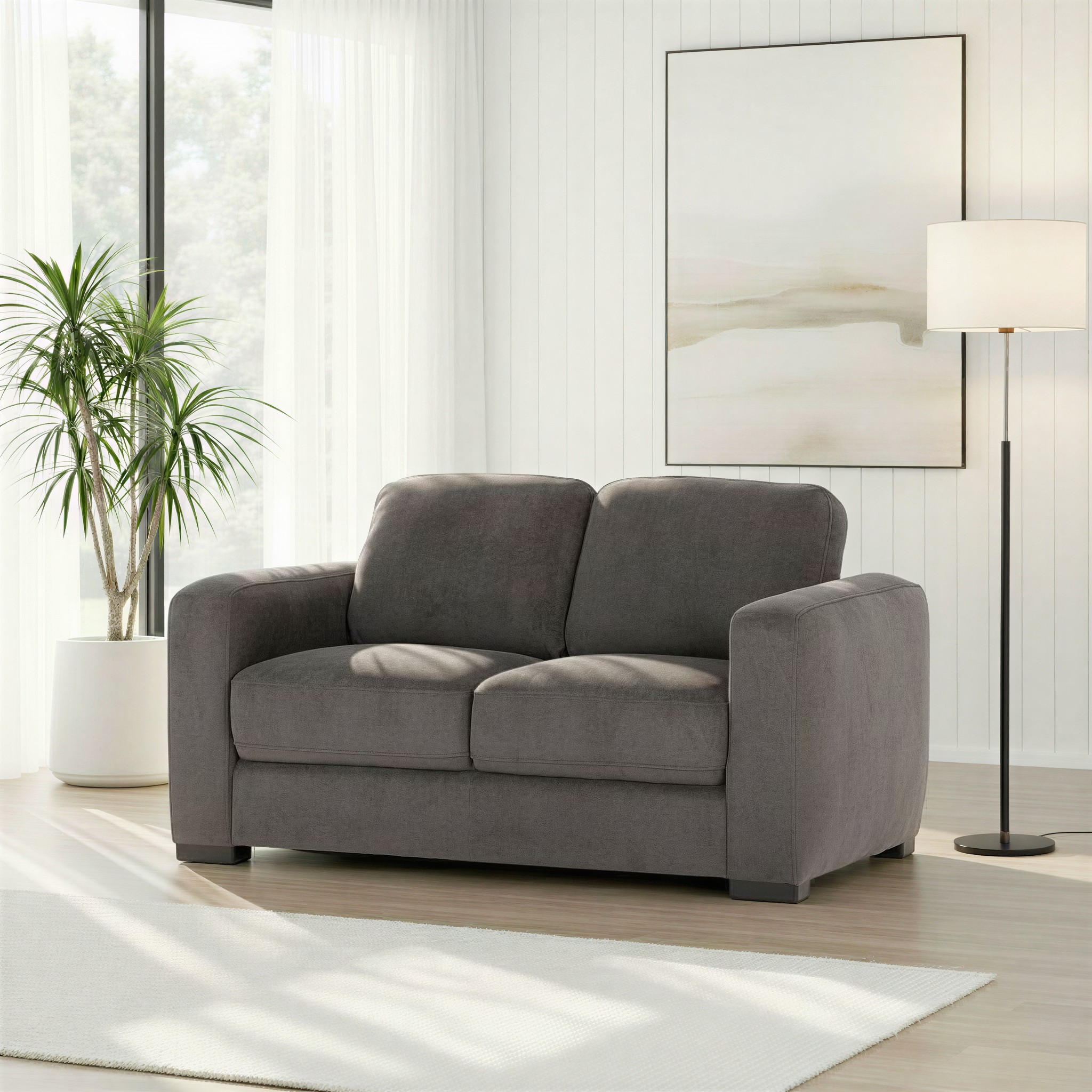 Anderson 2 Seater Sofa, Dark Grey