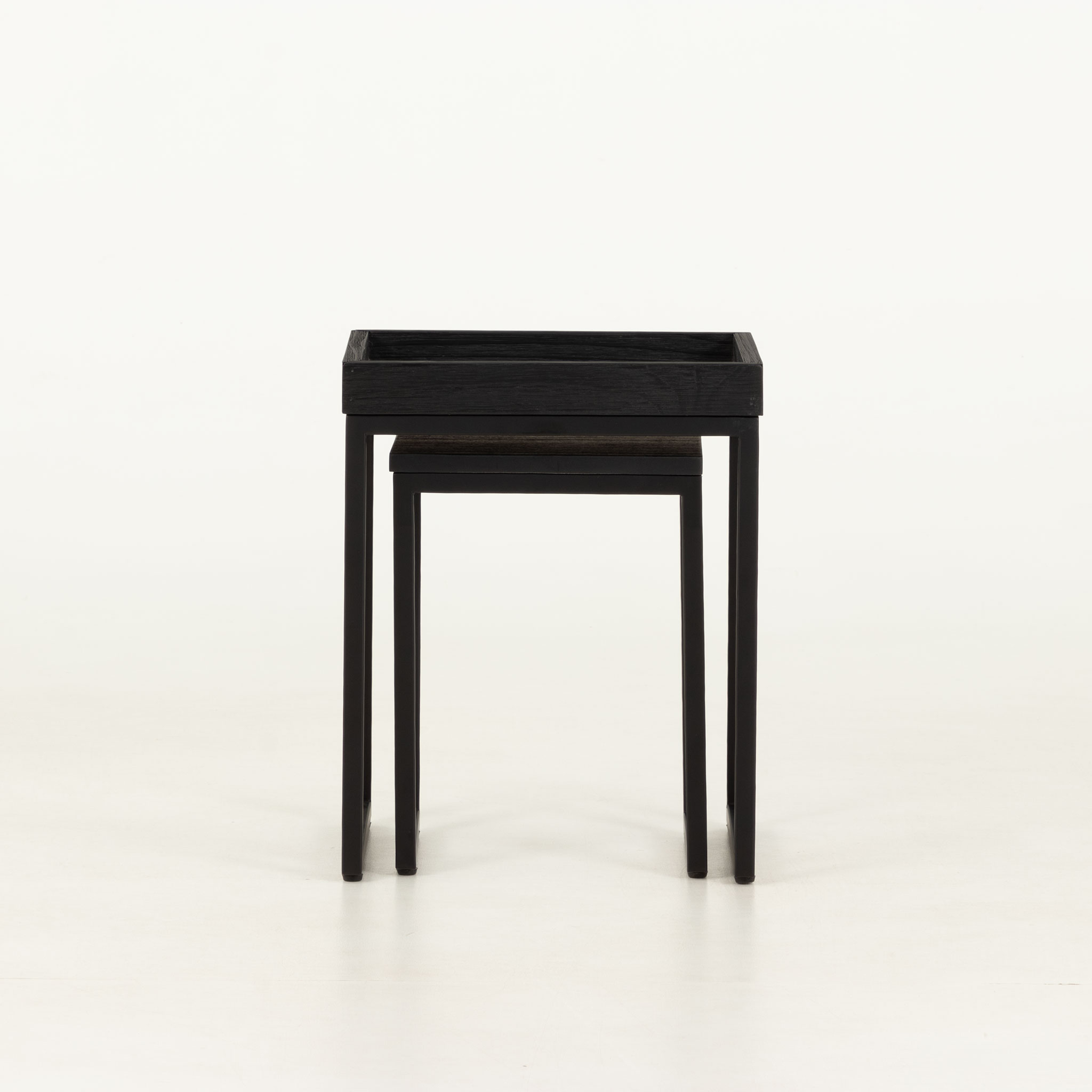 Urban Square Nest of Tables, Black