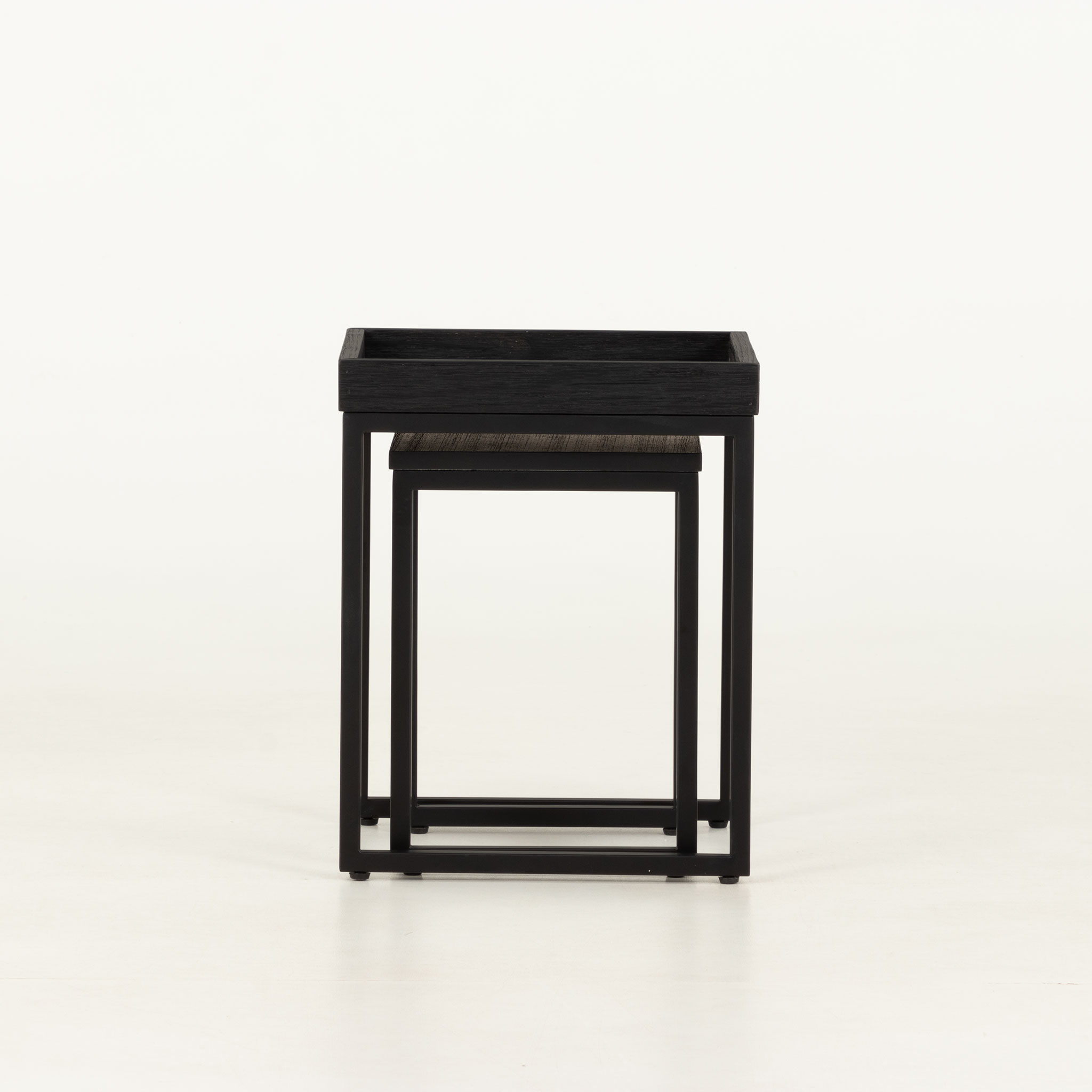 Urban Square Nest of Tables, Black
