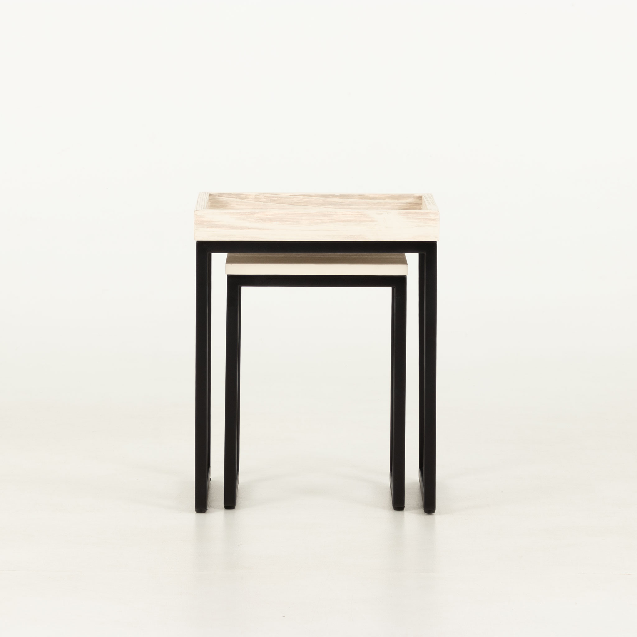 Urban Square Nest of Tables, White