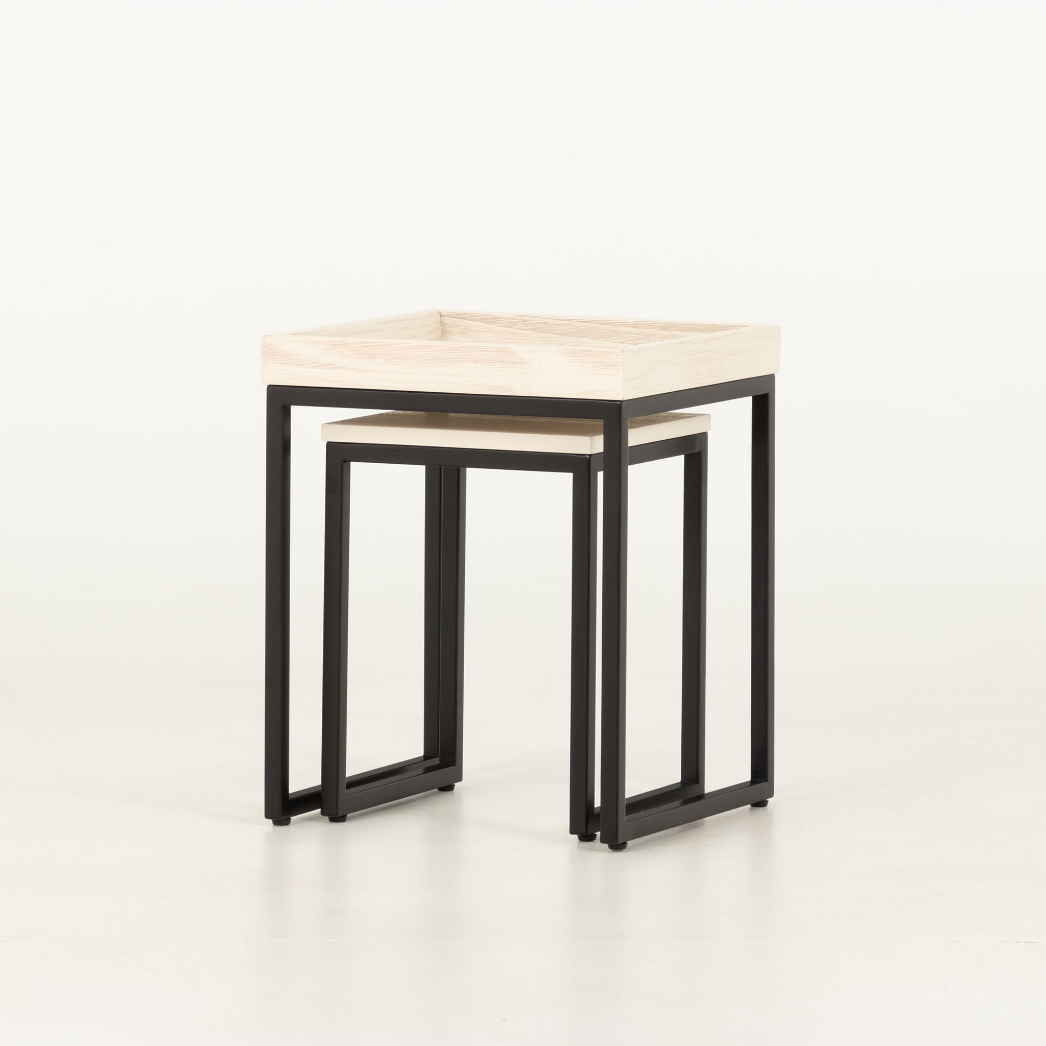 Urban Square Nest of Tables, White