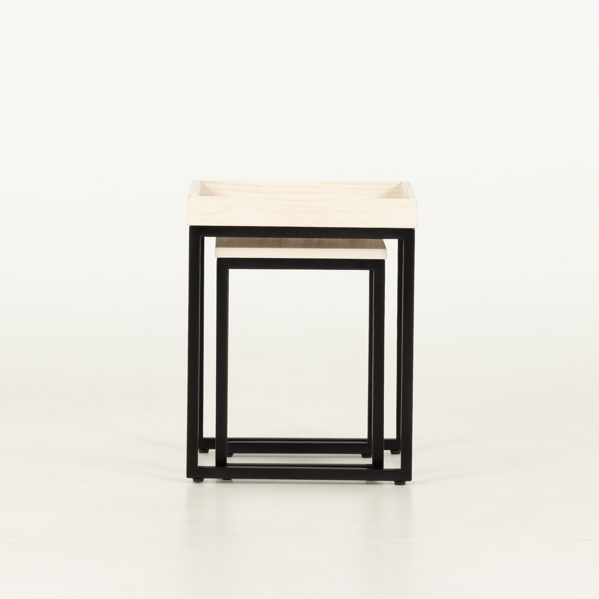 Urban Square Nest of Tables, White