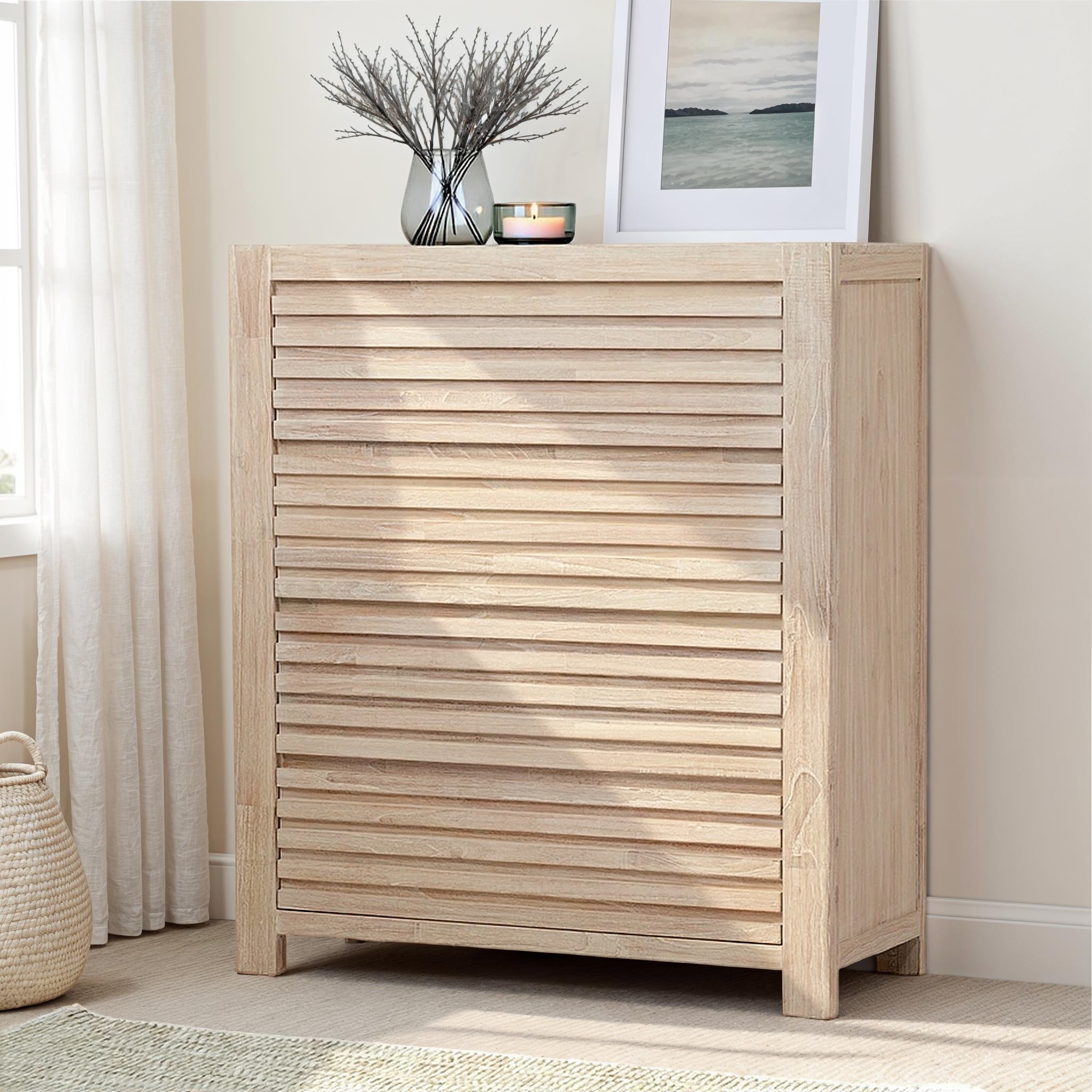 Haven 4 Drawer Tallboy, White