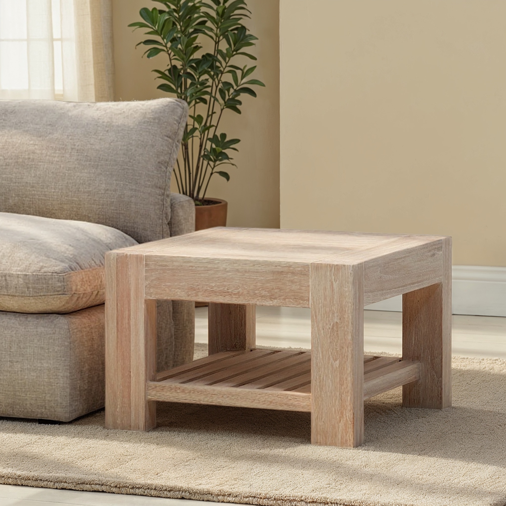 Haven Side Table, White