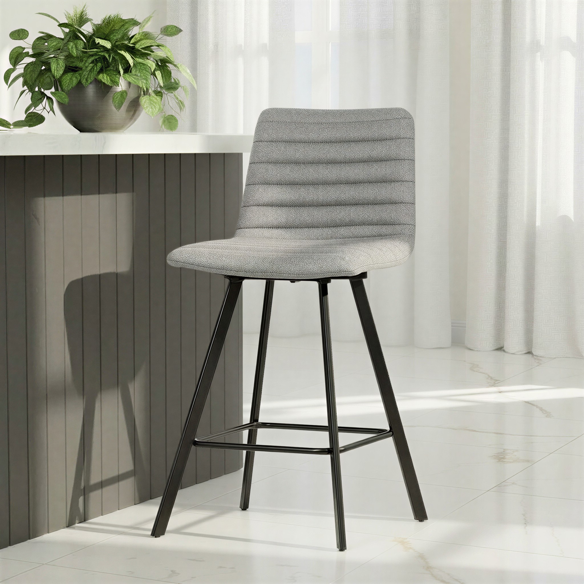 Watson Barstool, Light Grey