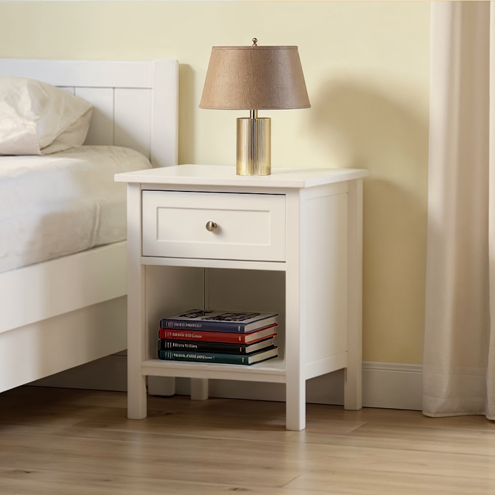 Emerson Bedside, White