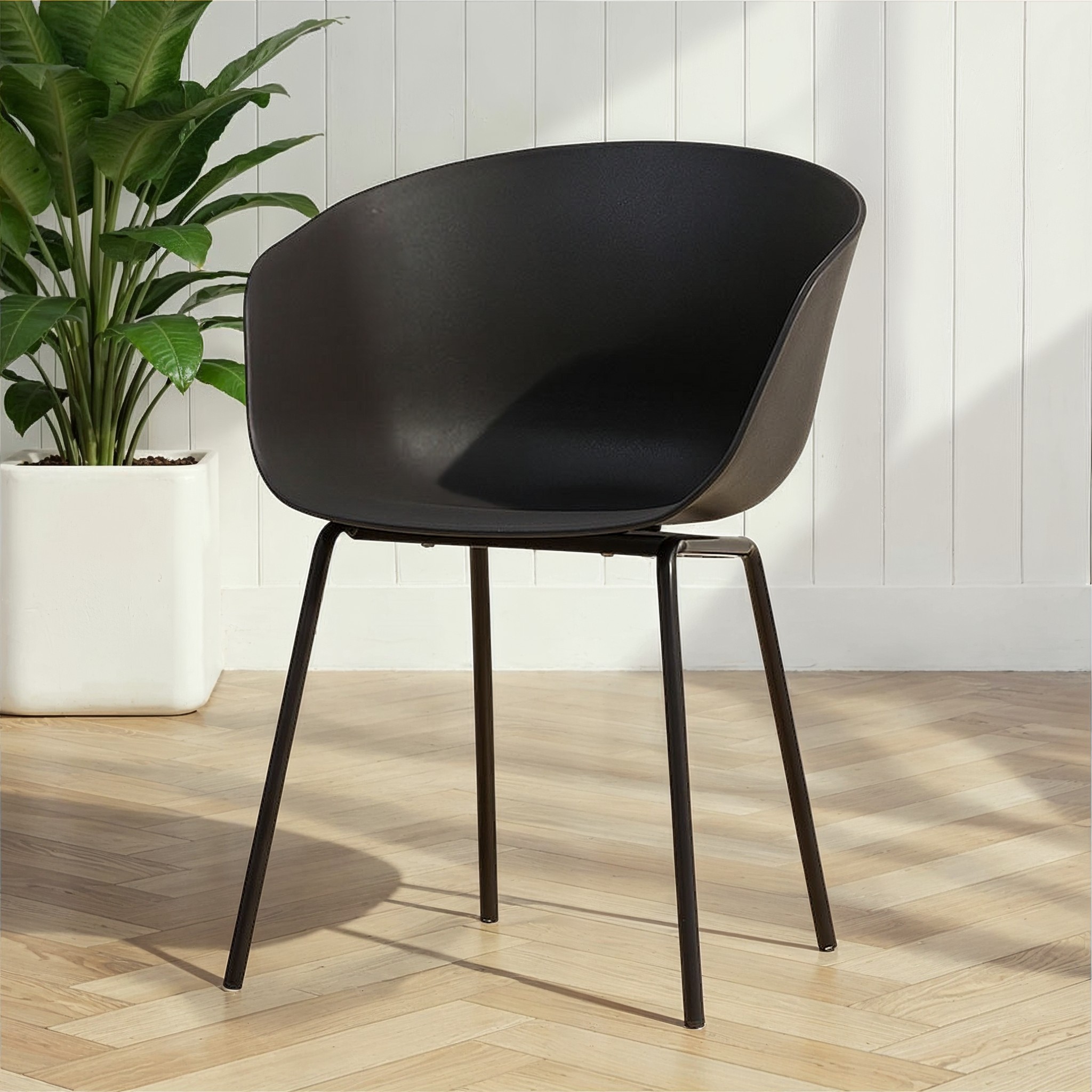 Zen Dining Chair, Black/Black