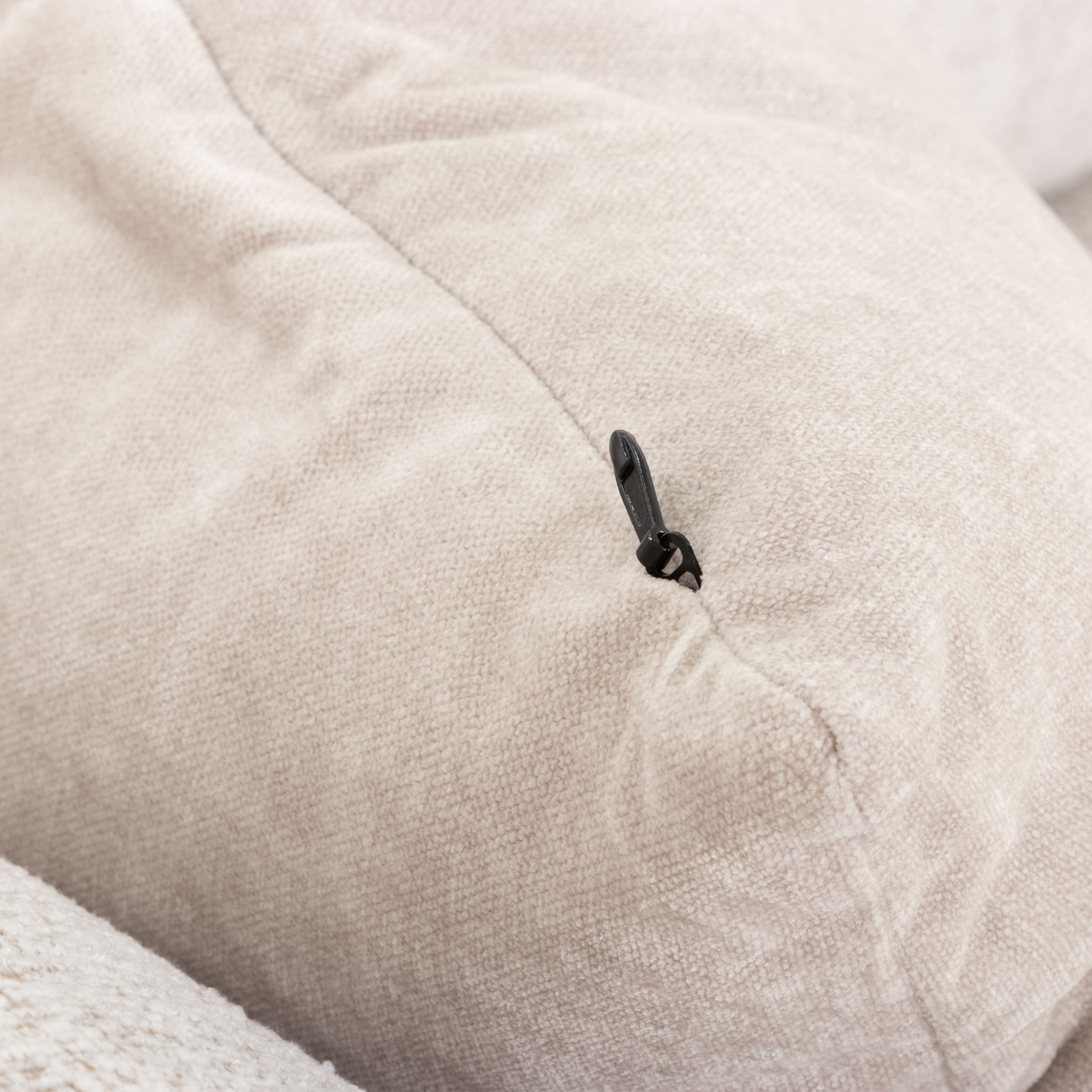 Cushion Canna - Feather Inner, Light Grey