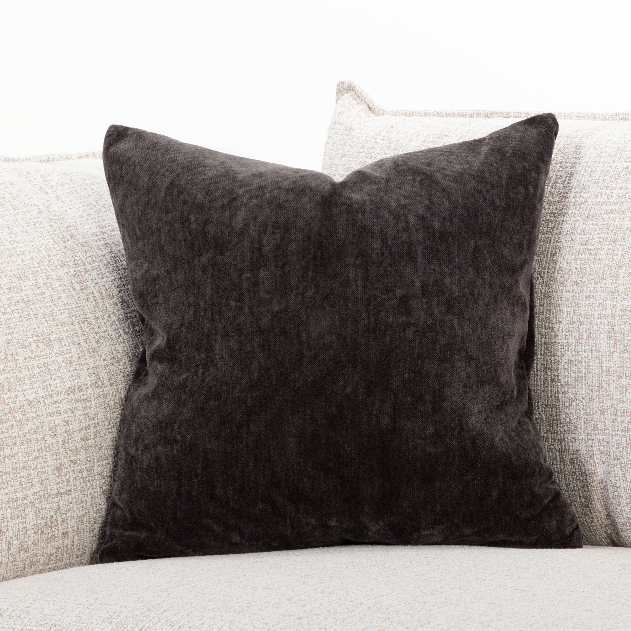 Cushion Canna - Feather Inner, Black