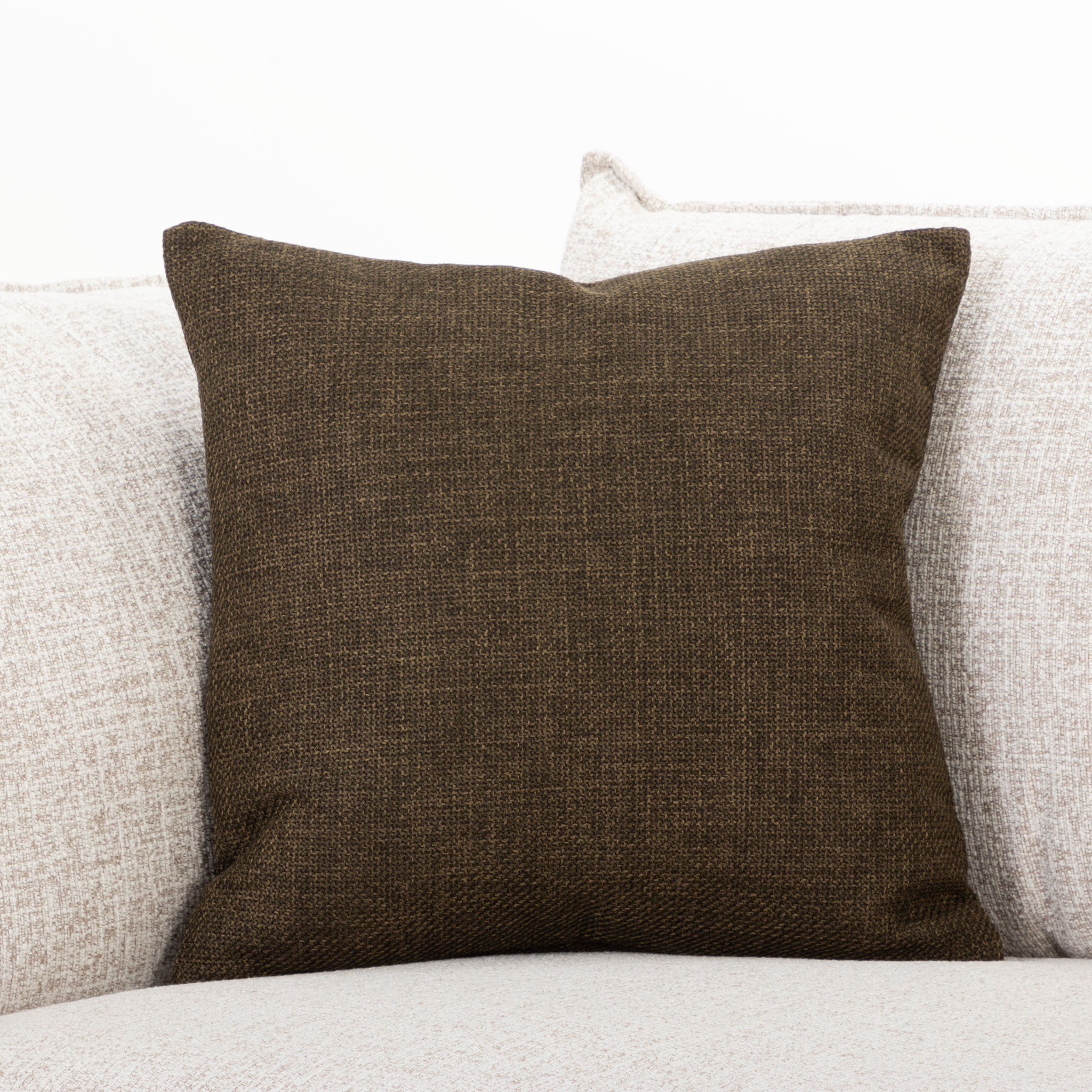 TG Fjord Cushion - Feather Inner, Olive Green