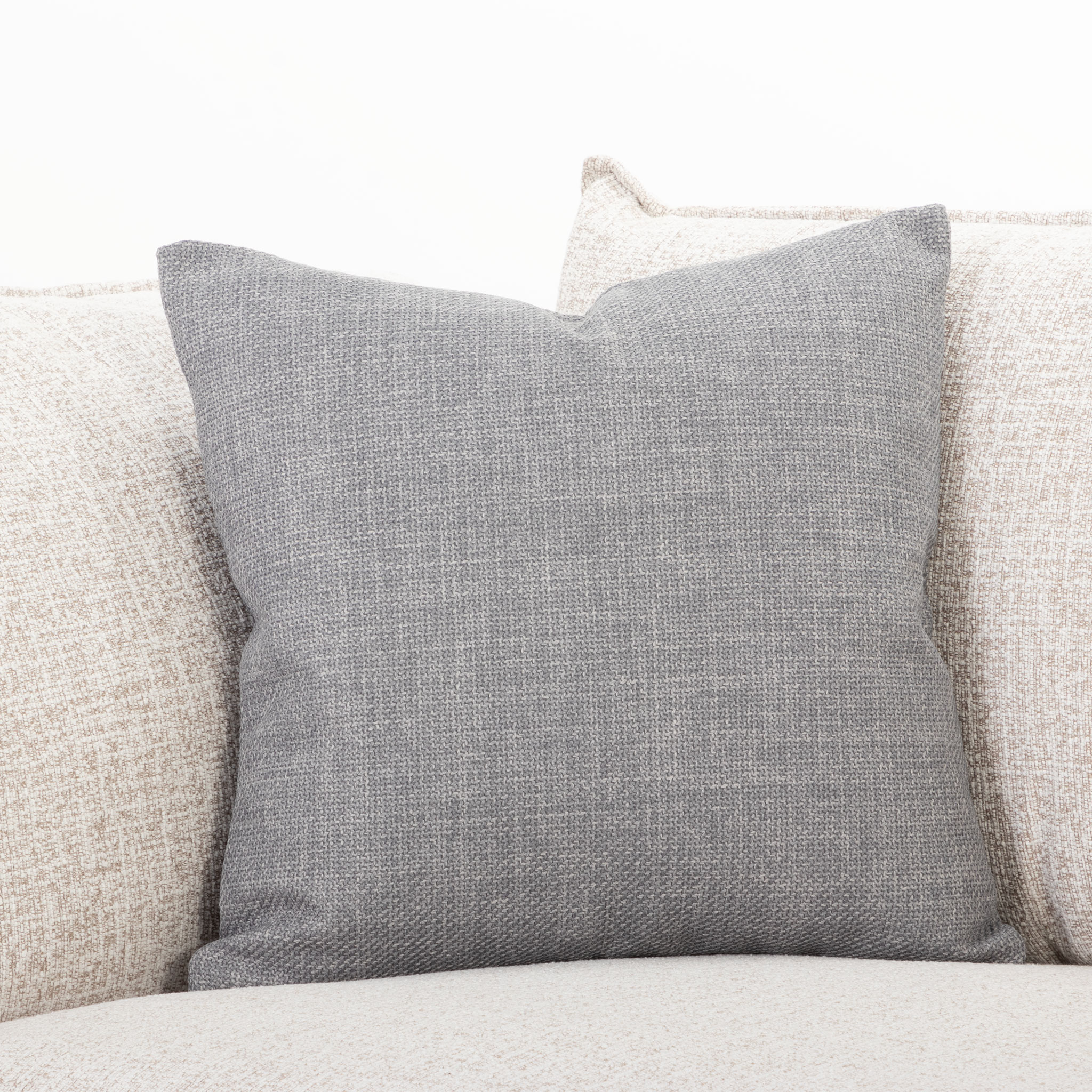 Cushion Fjord - Feather Inner, Grey