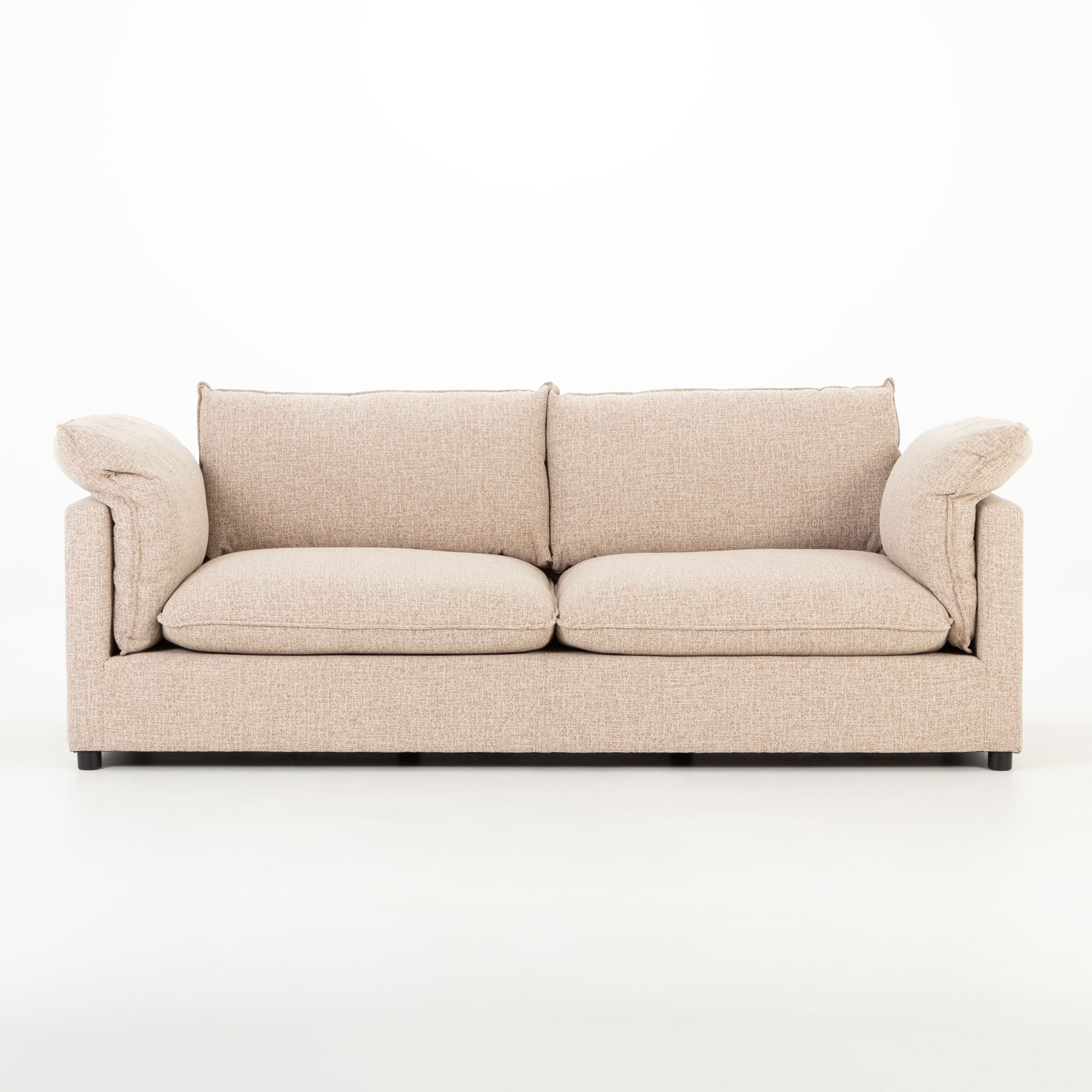 Zoey 3 Seater Sofa, Brown