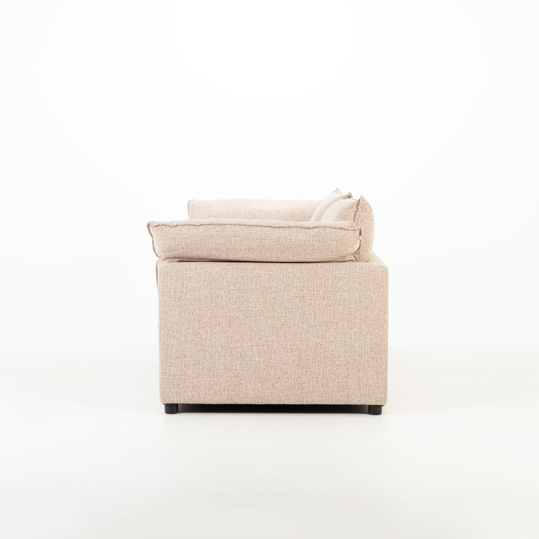 Zoey 3 Seater Sofa, Brown