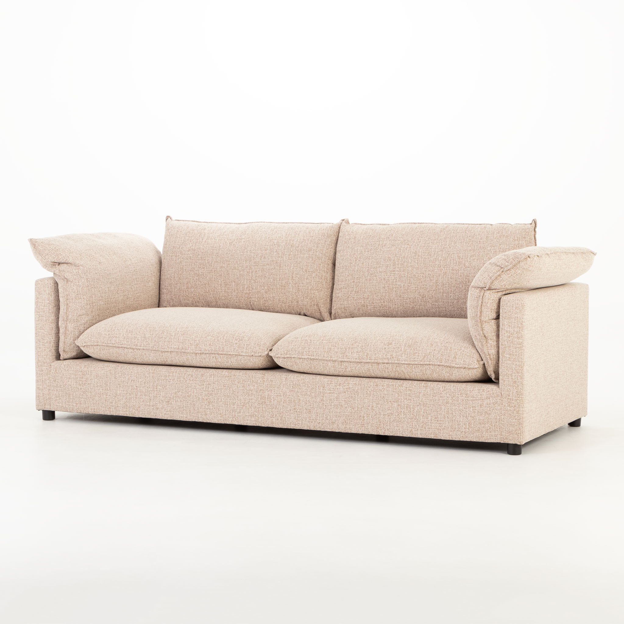 Zoey 3 Seater Sofa, Brown