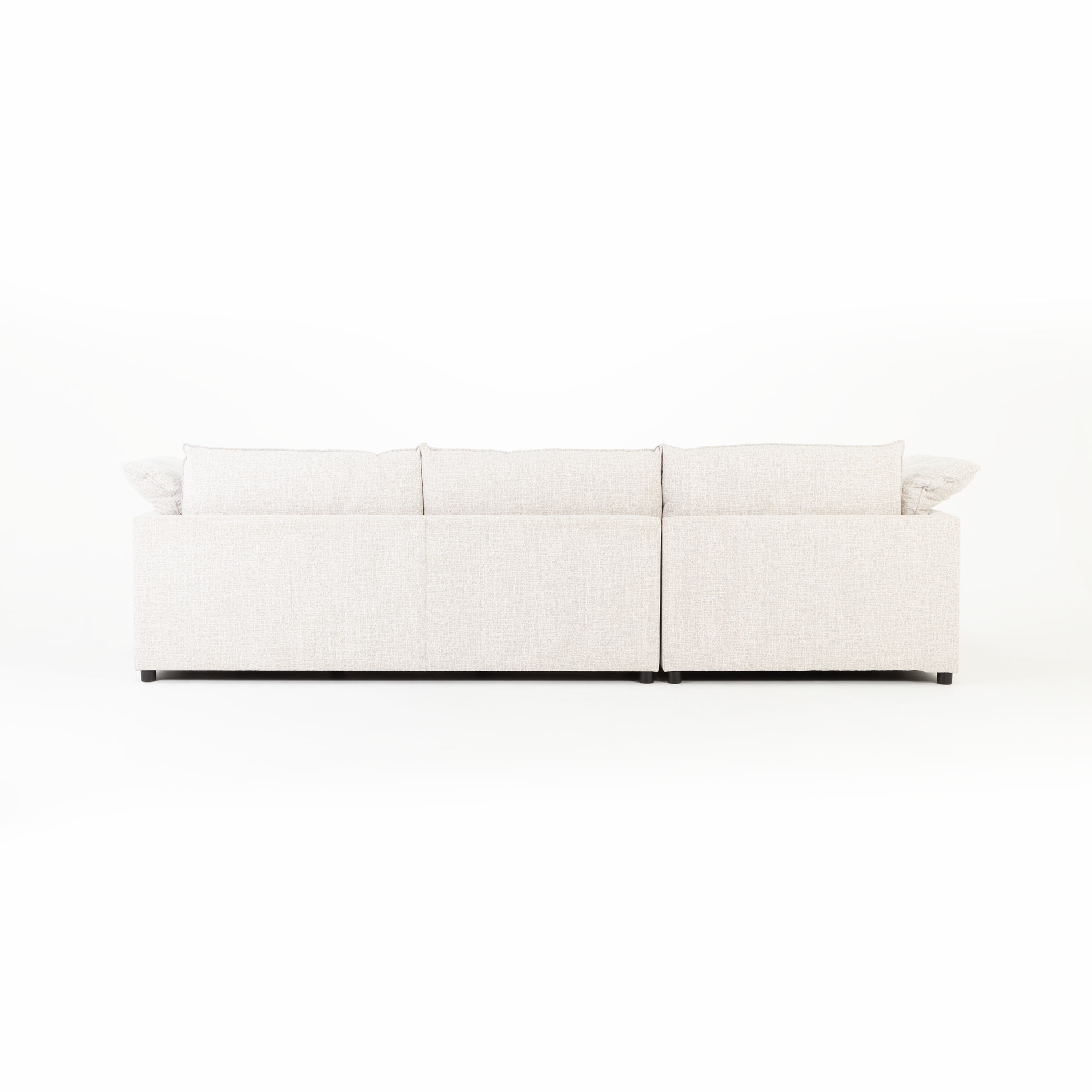 Zoey Left Hand Facing Chaise Sofa, Natural