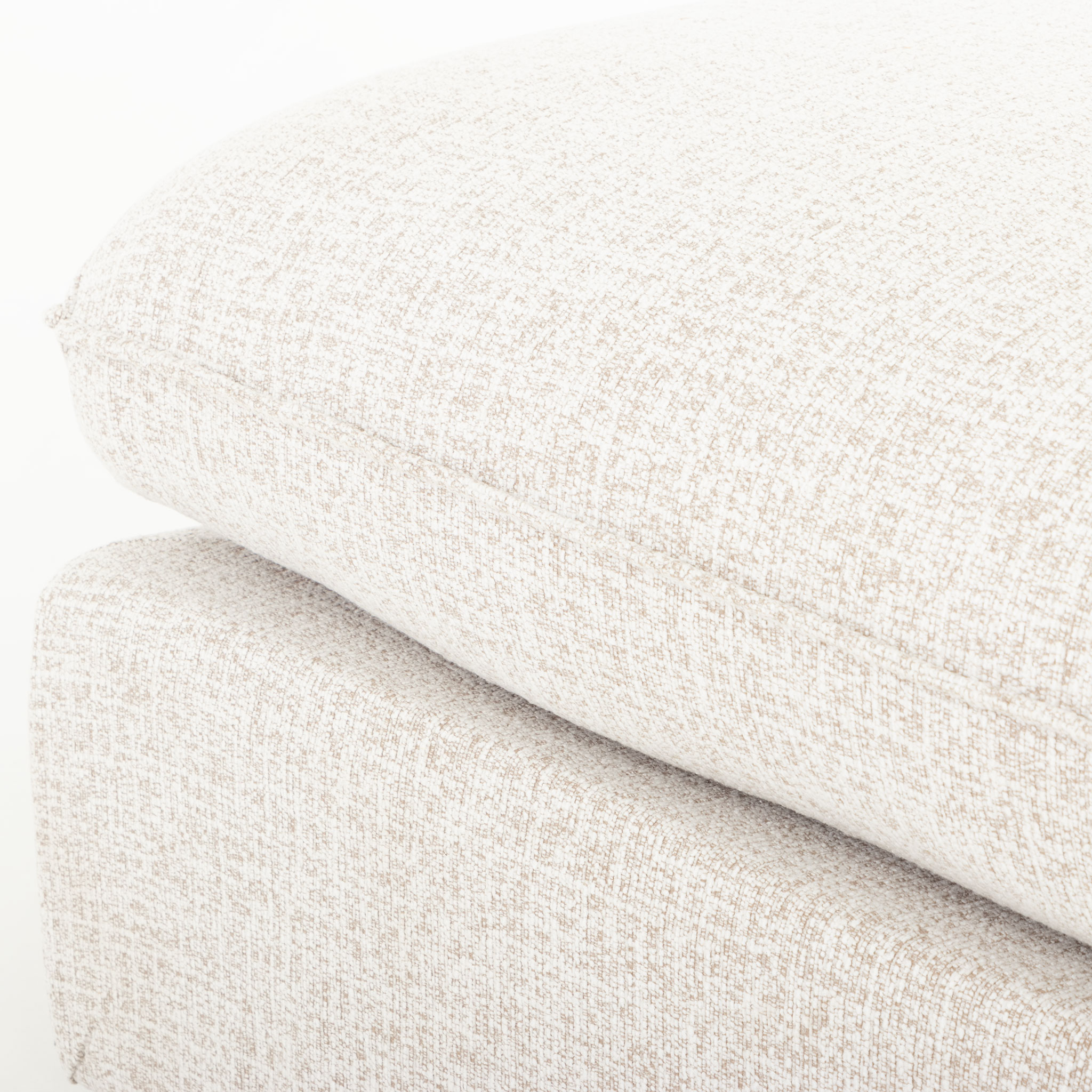 Zoey Modular Ottoman, Natural