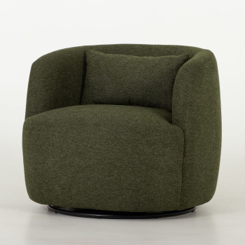 Karla Swivel Chair, Green