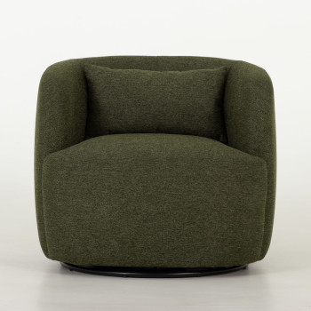 Karla Swivel Chair, Green