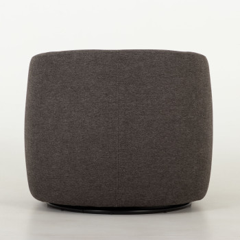 Karla Swivel Chair, Charcoal