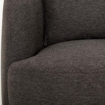 Karla Swivel Chair, Charcoal