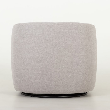 Karla Swivel Chair, Light Grey