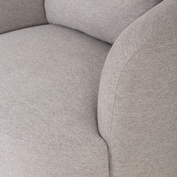 Karla Swivel Chair, Light Grey