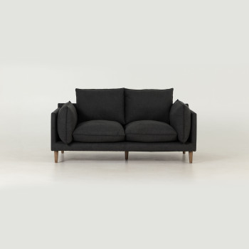 Alina 2 Seater Sofa, Charcoal