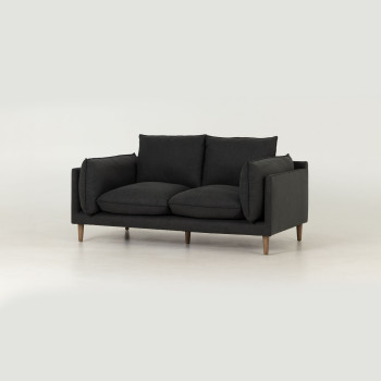 Alina 2 Seater Sofa, Charcoal