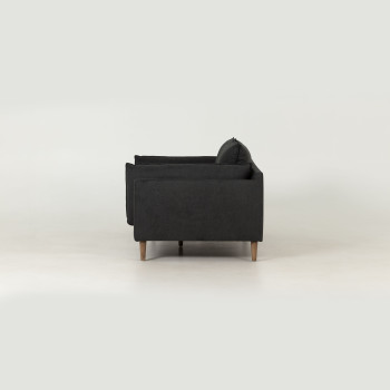 Alina 2 Seater Sofa, Charcoal