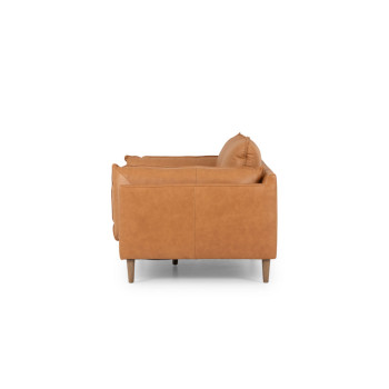 Alina 2 Seater Leather Sofa, Tan