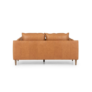 Alina 2 Seater Leather Sofa, Tan