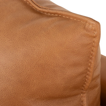 Alina 2 Seater Leather Sofa, Tan