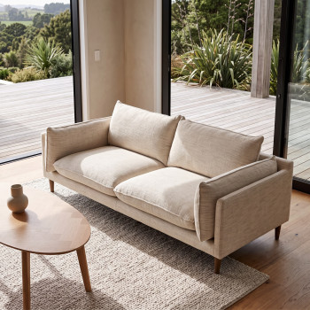Alina 3 Seater Sofa, Ivory