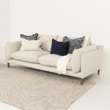 Alina 3 Seater Sofa, Ivory