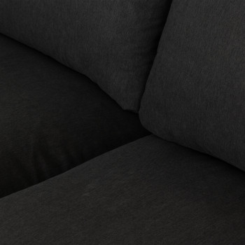 Alina 3 Seater Sofa, Charcoal