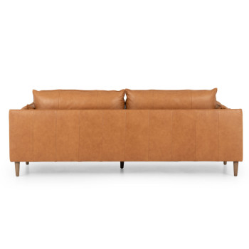 Alina 3 Seater Leather Sofa, Tan