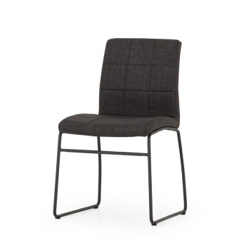 Kira Dining Chair, Charcoal