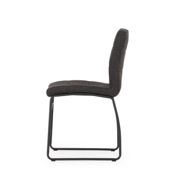 Kira Dining Chair, Charcoal