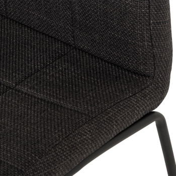 Kira Dining Chair, Charcoal