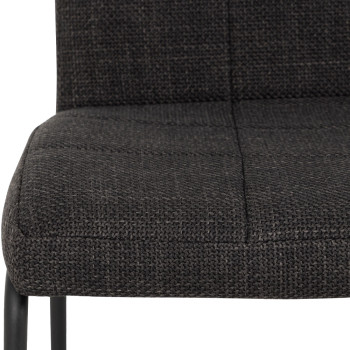 Kira Dining Chair, Charcoal