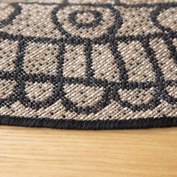 Signature Rugs Indy Round Rug - 120 cm, Natural