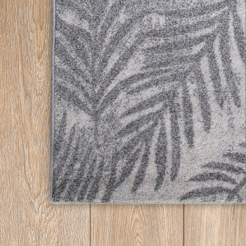 Signature Rugs Asana Botanica Rug - 120 x 170 cm, Light Grey/Dark Grey
