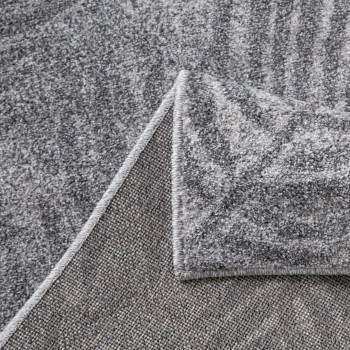 Signature Rugs Asana Botanica Rug - 120 x 170 cm, Light Grey/Dark Grey