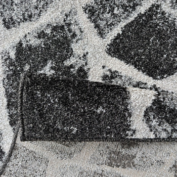 Signature Rugs Asana Stone Rug -  120 x 170 cm, Black/Grey
