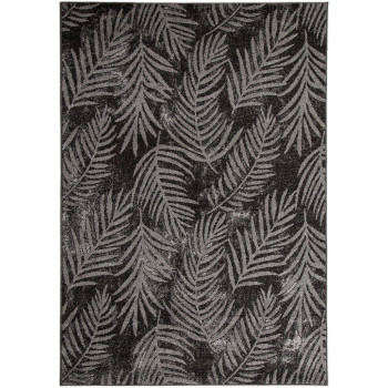 Signature Rugs Asana Botanica Rug - 160 x 230 cm, Black/Light Grey