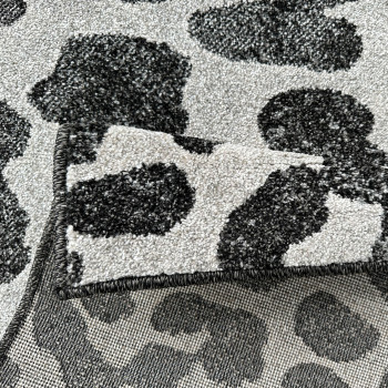 Signature Rugs Asana Leopard Rug - 160 x 230 cm, Black/White
