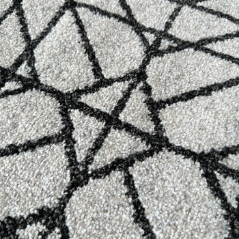 Signature Rugs Asana Tile - 160 x 230 cm, Cream/Black