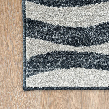 Signature Rugs Asana Wave Rug - 200 x 300 cm, Blue/Grey