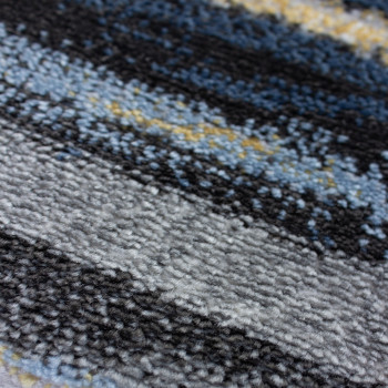 Signature Rugs Mina Fluid Rug - 120 x 170 cm, Blue/Gold Multi