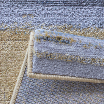 Signature Rugs Mina Fluid Rug - 120 x 170 cm, Blue/Gold Multi